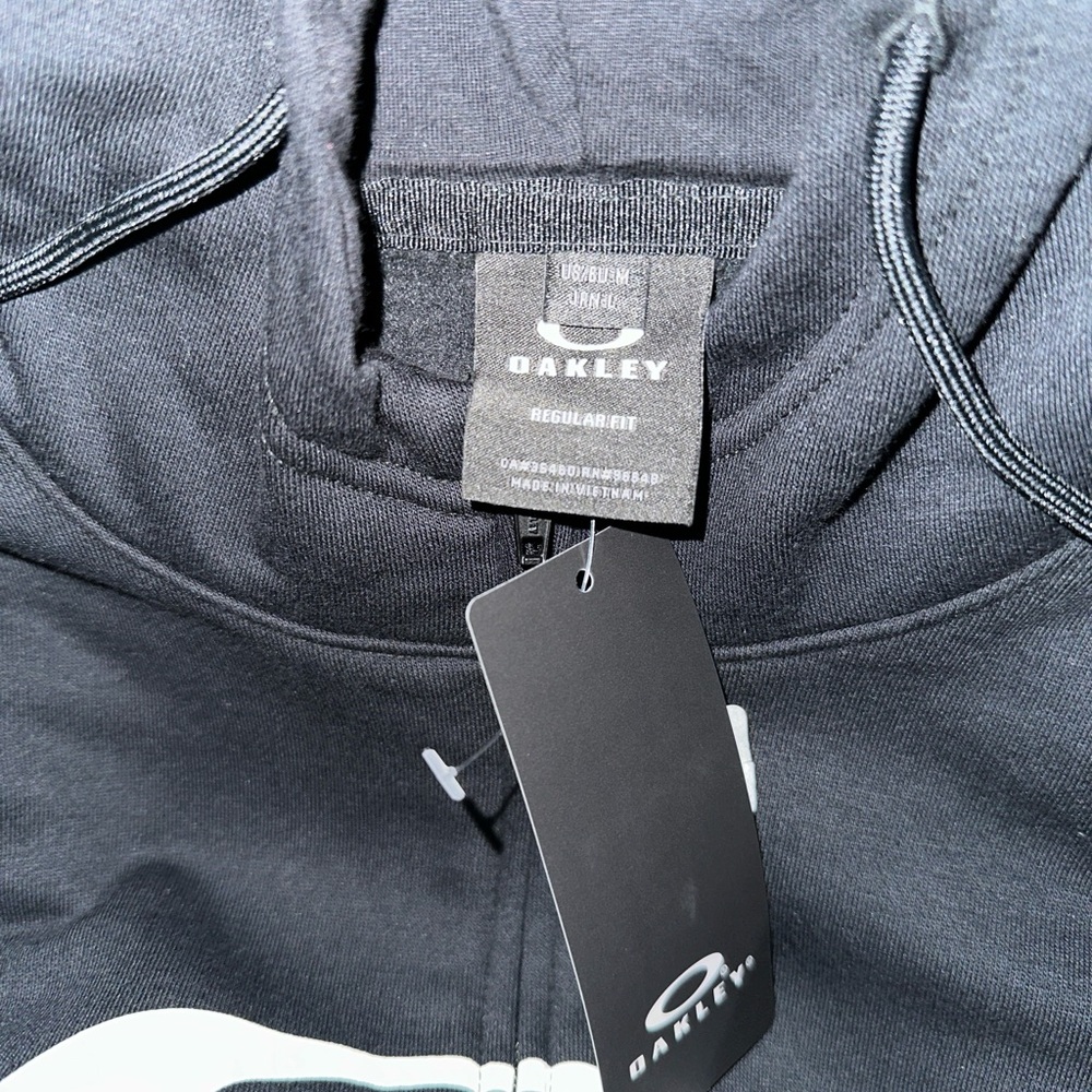 Oakley full-zip hooded sweatshirt New with tags (Black) MULTIPLE SIZES AVAILABLE - Picture 5 of 6